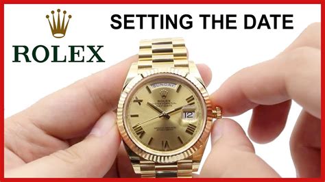 how to change date on rolex 1805|rolex watch set date.